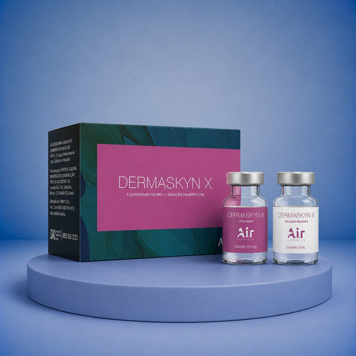 EXOSSOMO DERMASKYN X FRASCO DILUENTE 3ML AIR AESTHETICS