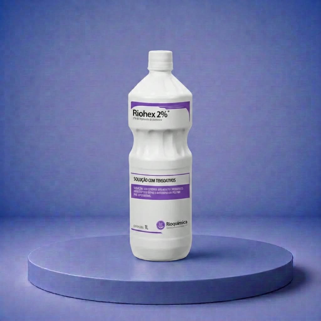 CLOREXIDINA DEGERMANTE 2% COM TENSOATIVOS 1000ML RIOHEX RIOQUIMICA