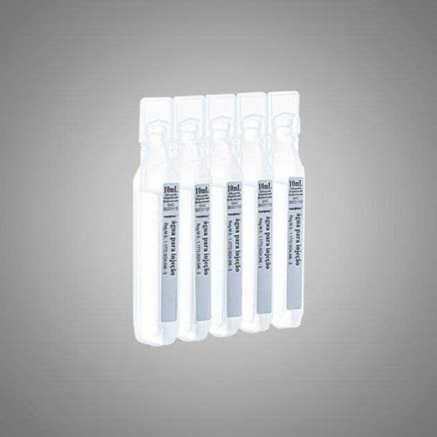AGUA P/ INJECAO 10 ML - EQUIPLEX