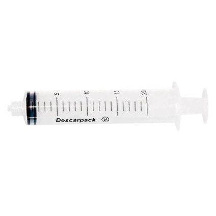 SERINGA 20ML LUER LOCK S/AGULHA DESCARPACK