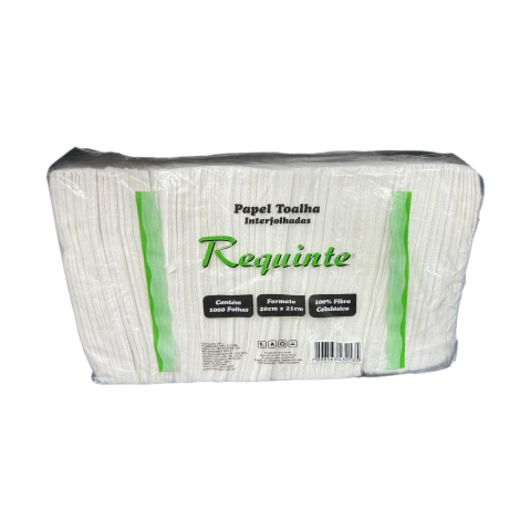 PAPEL TOALHA REQUINTE 20X21CM 1000FLS - BRANCO