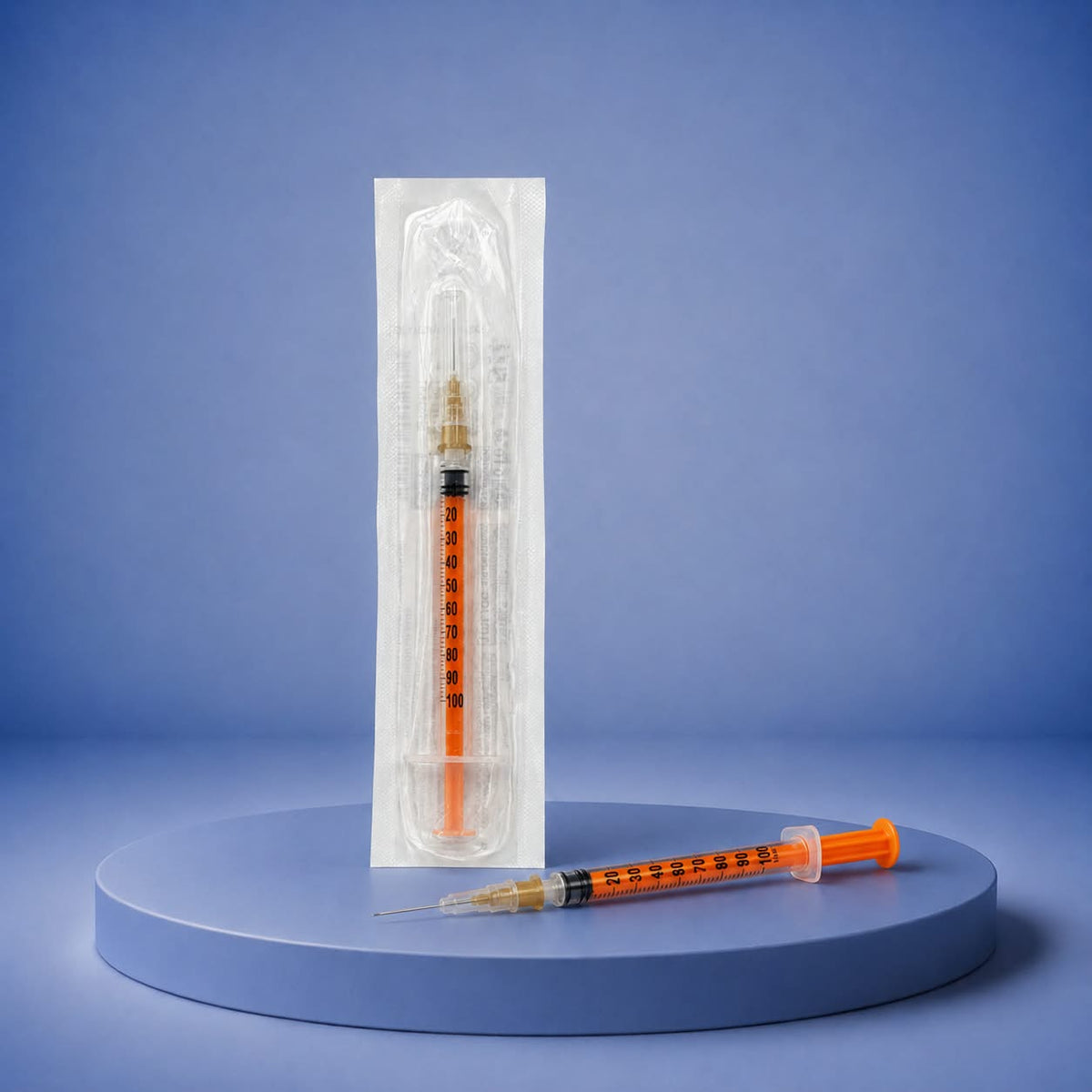 SERINGA INSULINA  1ML (AGULHA 13MM X 0,45MM) 26G DESCARPACK