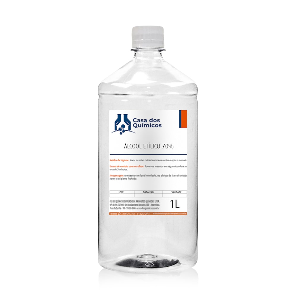 ALCOOL ETILICO 70 INPM 1000ML UND