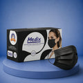 MASCARA TRIPLA C/ELAST PRETA 50UN CAIXA MEDIX