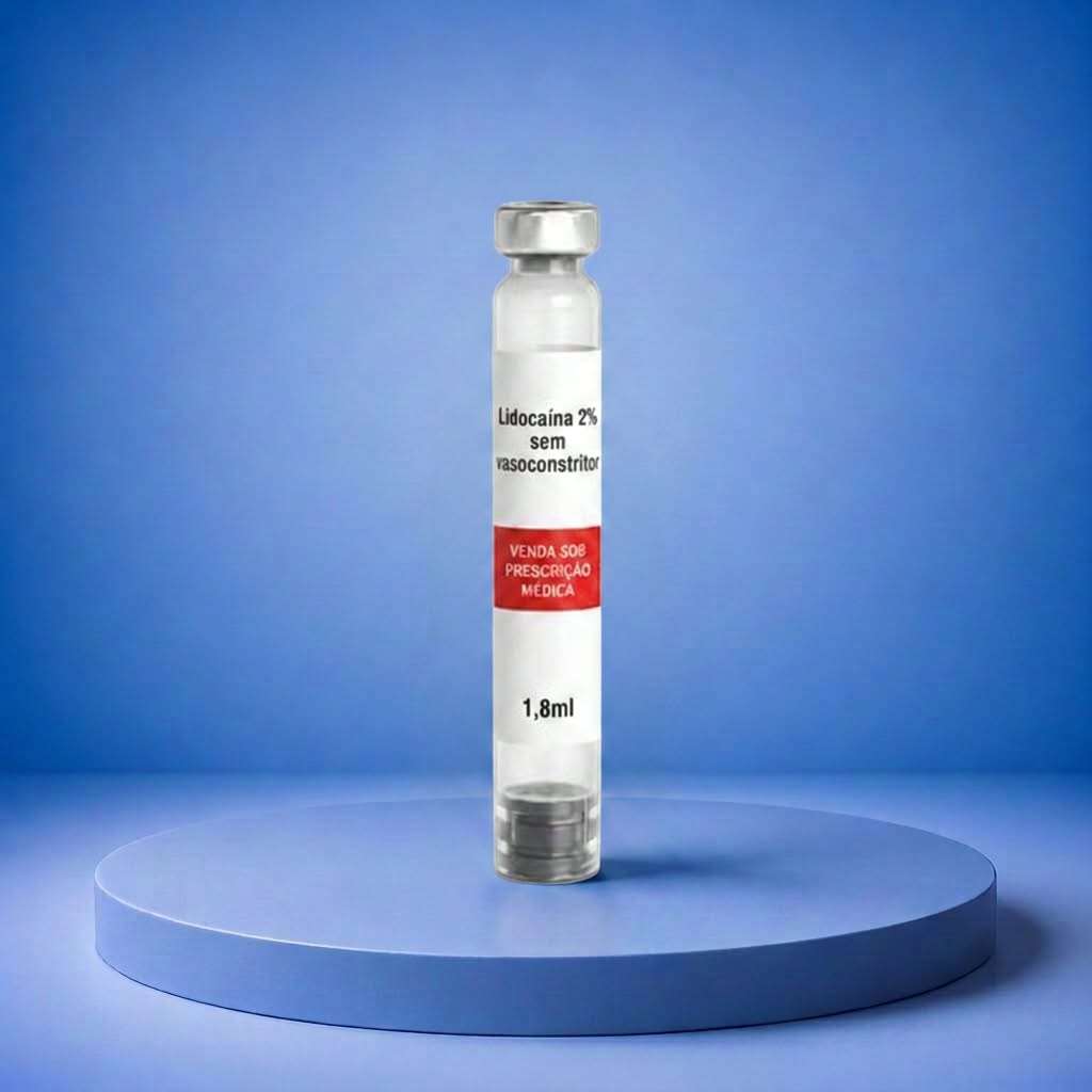 LIDOCAINA 2% SEM VASO TUBETE 1,8ML XYLESTESIN CRISTALIA