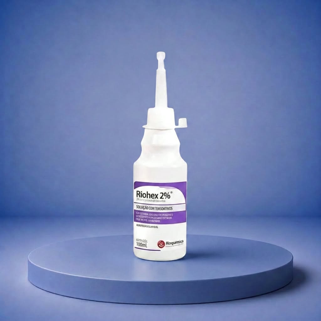 CLOREXIDINA DEGERMANTE 2% COM TENSOATIVOS 100ML RIOHEX RIOQUIMICA