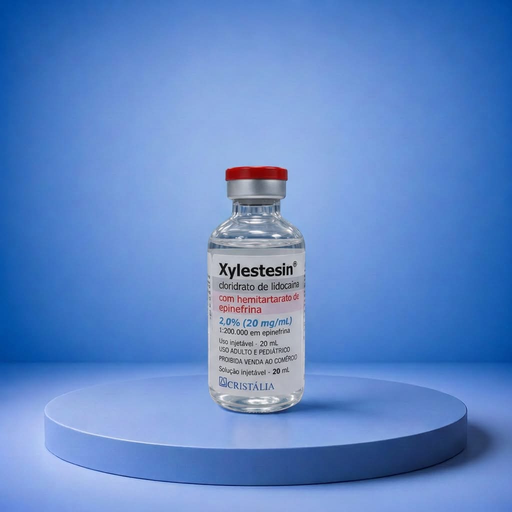 LIDOCAINA 2% COM VASO 20ML XYLESTESIN-CRISTALIA