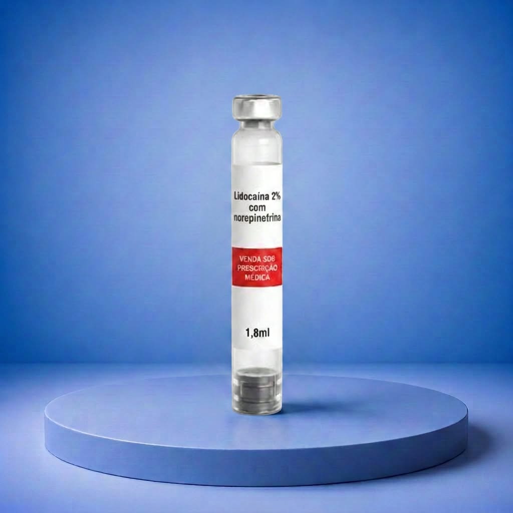 LIDOCAINA 2% COM VASO  TUBETE 1,8ML XYLESTESIN-CRISTALIA