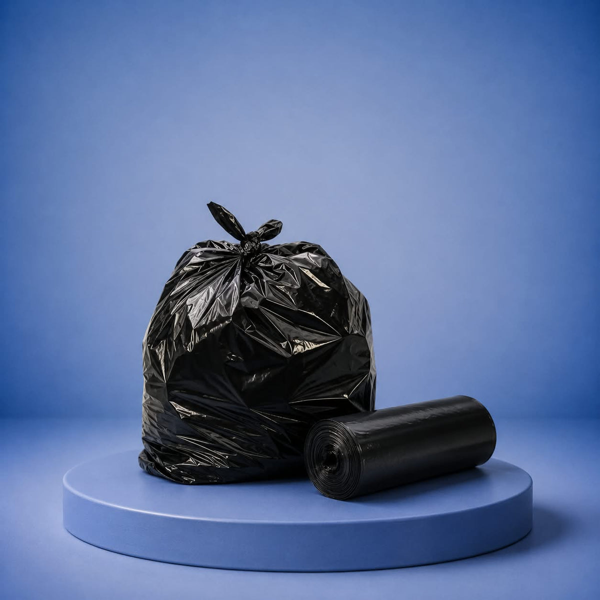SACO PARA LIXO ROLO PRETO 110L ECONOMICO C/100UN