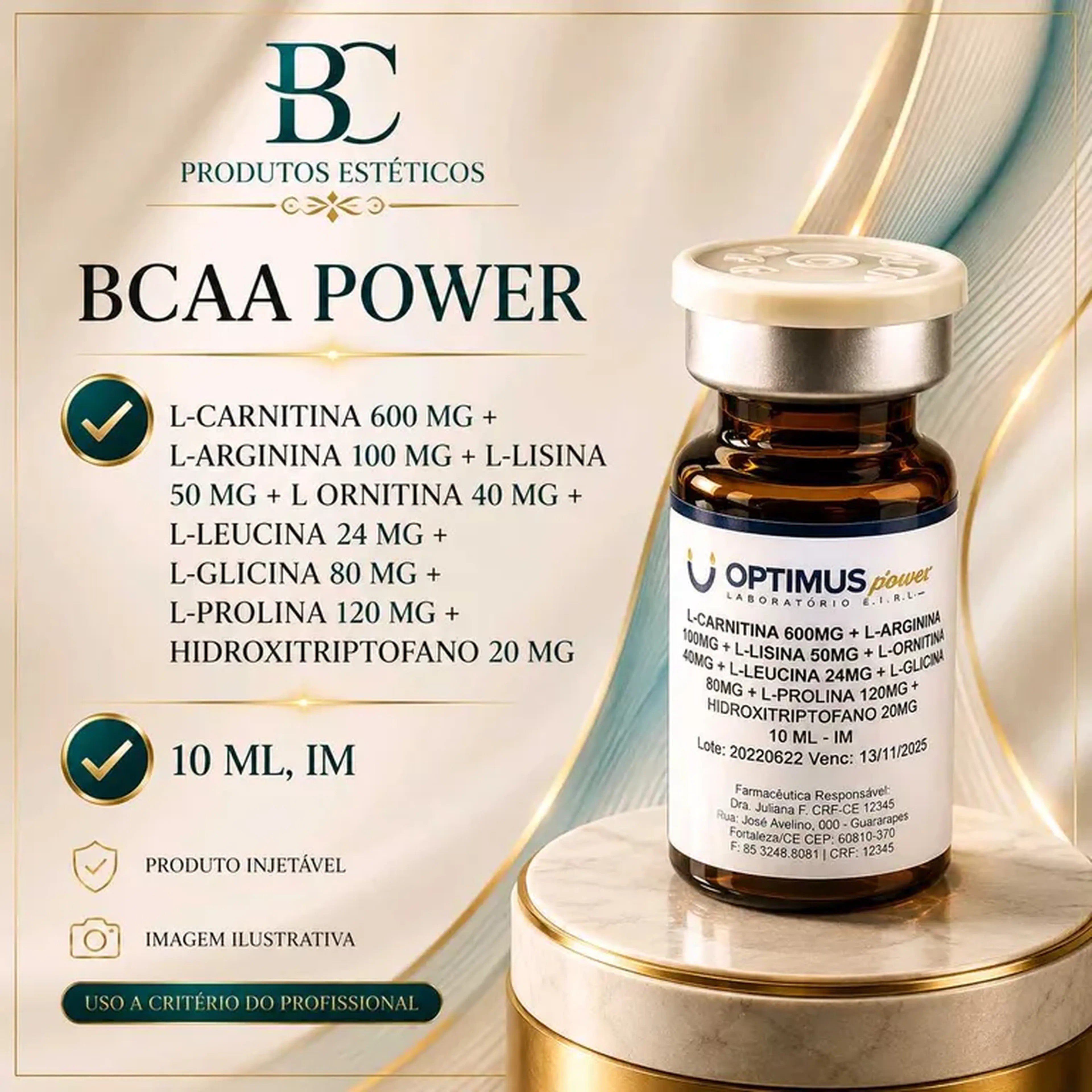 BCAA POWER 10ML OPTIMUS