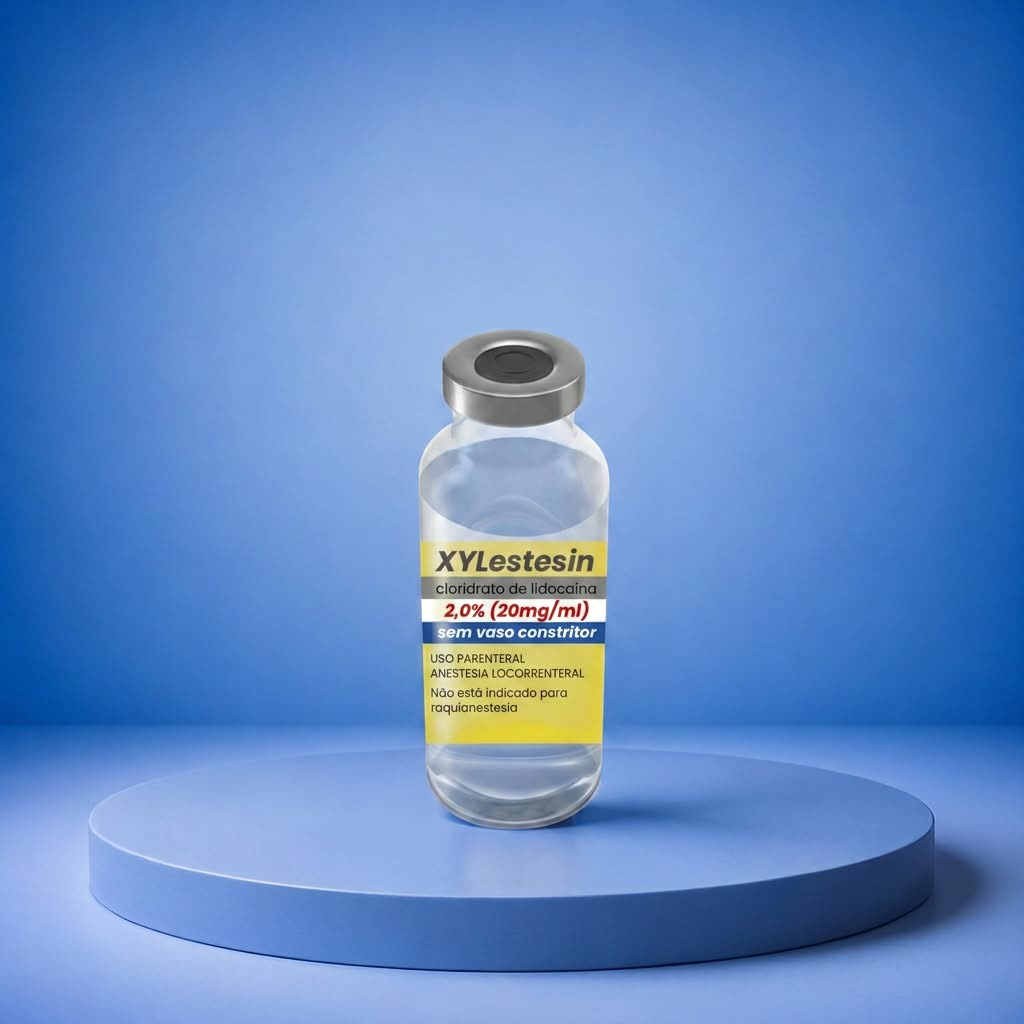 LIDOCAINA  2% SEM VASO 20ML  XYLESTESIN-CRISTALIA