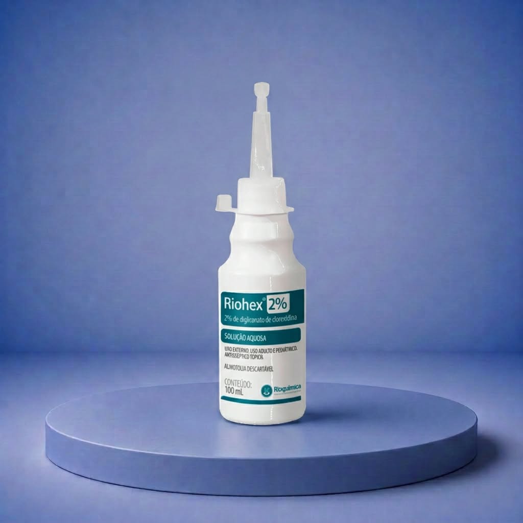 CLOREXIDINA SOLUÇÃO AQUOSA 2% 100ML RIOHEX RIOQUIMICA