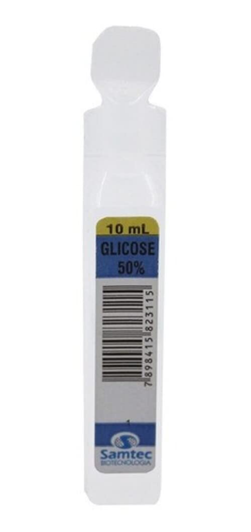GLICOSE 50% AMPOLA 10 ML - SAMTEC