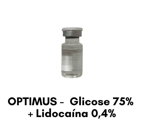 GLICOSE 75% + LIDOCAINA 0,4% 10MLOPTIMUS