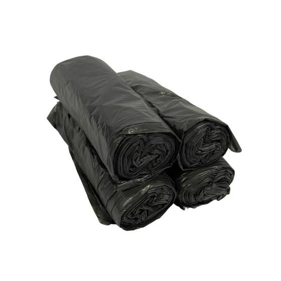 SACO PARA LIXO ROLO PRETO 20L ECONOMICO C/100UN