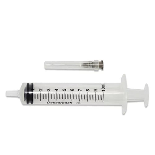 SERINGA 10ML LUER SLIP C/AGULHA DESCARPACK